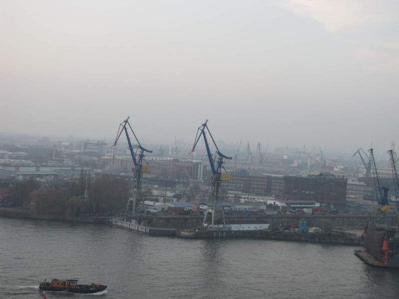 Der Hafen von Hamburg