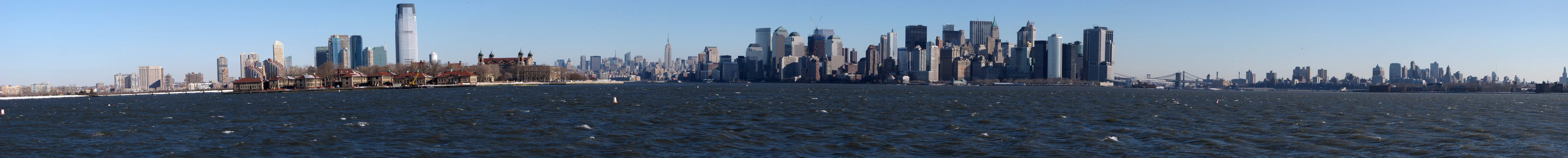Liberty Island Panorama